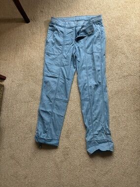 White House Black Market Light Blue Utility Jeans